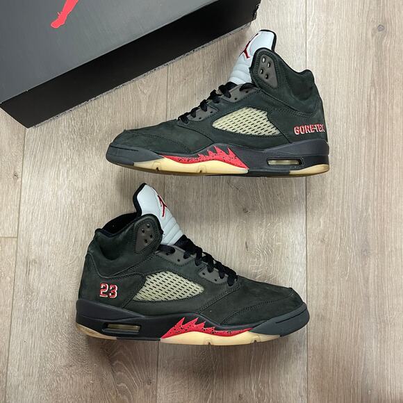 Jordan 5 Retro Gore-Tex Off Noir size 11W 9.5 M Pre Owned OG Box - Picture 1 of 8